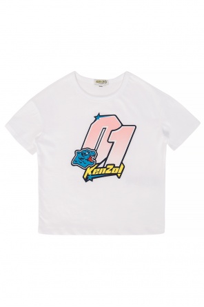 T-shirt with a logo print, zdjęcie 1 T-shirt with a logo print od Kenzo Kids